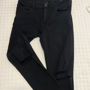 Women’s American Eagle black stretch jeans, size 12